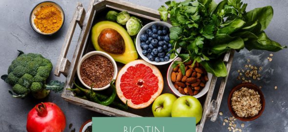 Frukter, bär och grönsaker som är rika på Biotin