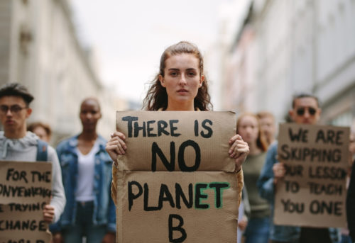 Protest mot klimatförändringar